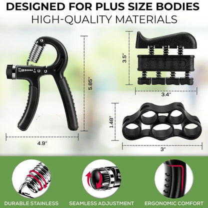 5-Piece Hand Grip Kit for Forearm Exercises