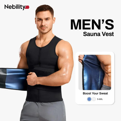Sauna Sports Vest Suit Top