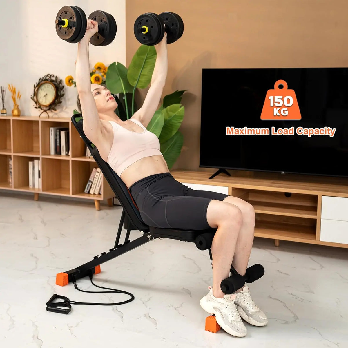 7 Adjustable Positions Fitness Bench